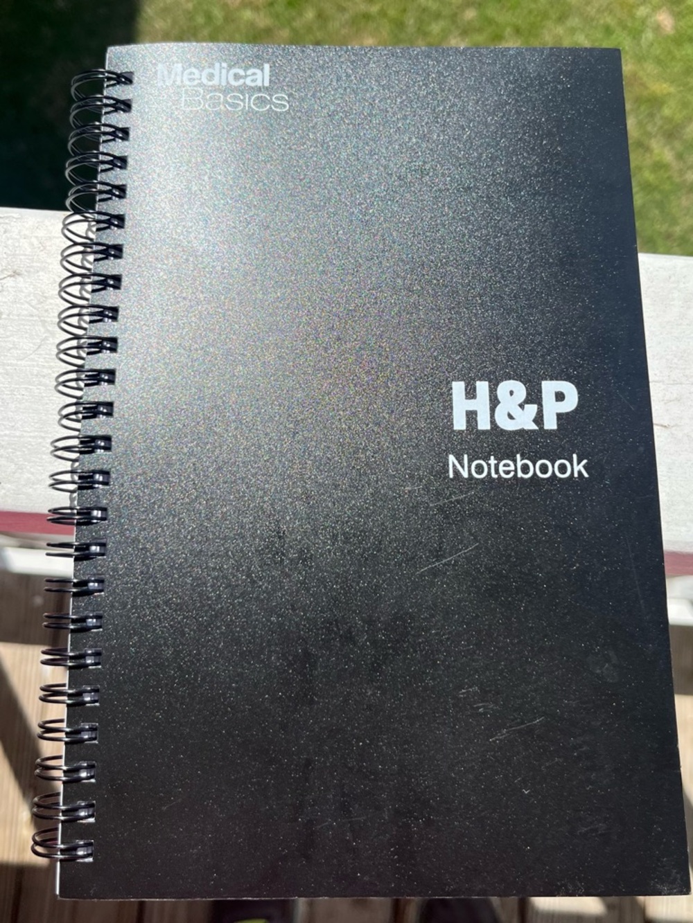 Medical Basics H&P Spiral Notebook - Black